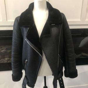 Zara double faced Moto jacket